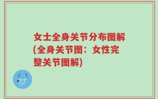 女士全身关节分布图解(全身关节图：女性完整关节图解)
