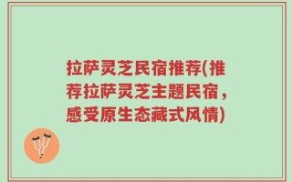 拉萨灵芝民宿推荐(推荐拉萨灵芝主题民宿，感受原生态藏式风情)