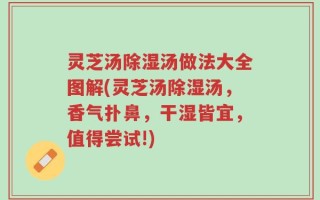 灵芝汤除湿汤做法大全图解(灵芝汤除湿汤，香气扑鼻，干湿皆宜，值得尝试!)