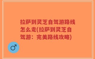 拉萨到灵芝自驾游路线怎么走(拉萨到灵芝自驾游：完美路线攻略)