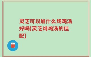 灵芝可以加什么炖鸡汤好喝(灵芝炖鸡汤的佳配)