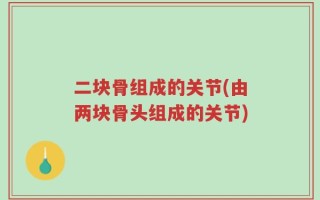 二块骨组成的关节(由两块骨头组成的关节)