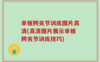 单板胯关节训练图片高清(高清图片展示单板胯关节训练技巧)