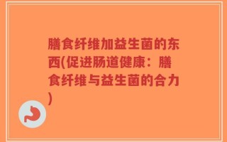 膳食纤维加益生菌的东西(促进肠道健康：膳食纤维与益生菌的合力)