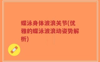 蝶泳身体波浪关节(优雅的蝶泳波浪动姿势解析)