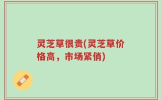 灵芝草很贵(灵芝草价格高，市场紧俏)