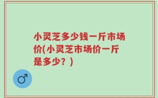 小灵芝多少钱一斤市场价(小灵芝市场价一斤是多少？)