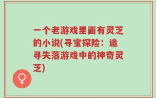 一个老游戏里面有灵芝的小说(寻宝探险：追寻失落游戏中的神奇灵芝)