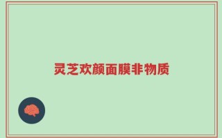灵芝欢颜面膜非物质