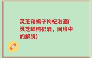 灵芝和蝎子枸杞泡酒(灵芝蝎枸杞酒，困境中的解脱)