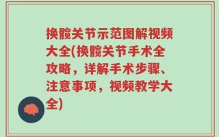 换髋关节示范图解视频大全(换髋关节手术全攻略，详解手术步骤、注意事项，视频教学大全)