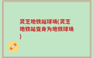 灵芝地铁站球场(灵芝地铁站变身为地铁球场)