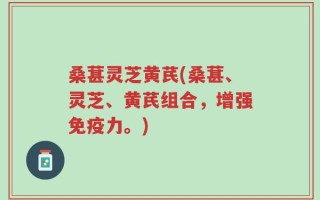 桑葚灵芝黄芪(桑葚、灵芝、黄芪组合，增强免疫力。)