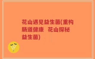 花山遇见益生菌(重构肠道健康  花山探秘益生菌)