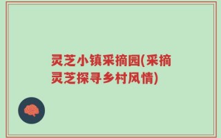 灵芝小镇采摘园(采摘灵芝探寻乡村风情)