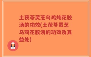 土茯苓灵芝乌鸡炖花胶汤的功效(土茯苓灵芝乌鸡花胶汤的功效及其益处)