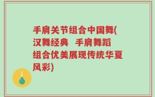 手肩关节组合中国舞(汉舞经典  手肩舞蹈组合优美展现传统华夏风彩)