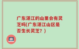 广东湛江的山里会有灵芝吗(广东湛江山区是否生长灵芝？)