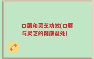 口蘑和灵芝功效(口蘑与灵芝的健康益处)