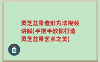 灵芝盆景造形方法视频讲解(手把手教你打造灵芝盆景艺术之美)