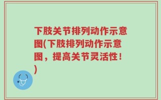 下肢关节排列动作示意图(下肢排列动作示意图，提高关节灵活性！)