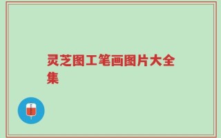 灵芝图工笔画图片大全集