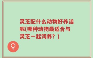 灵芝配什么动物好养活呢(哪种动物最适合与灵芝一起饲养？)