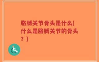 胳膊关节骨头是什么(什么是胳膊关节的骨头？)