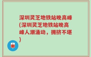 深圳灵芝地铁站晚高峰(深圳灵芝地铁站晚高峰人潮涌动，拥挤不堪)