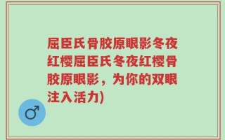 屈臣氏骨胶原眼影冬夜红樱屈臣氏冬夜红樱骨胶原眼影，为你的双眼注入活力)