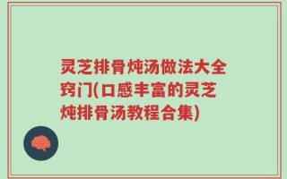 灵芝排骨炖汤做法大全窍门(口感丰富的灵芝炖排骨汤教程合集)