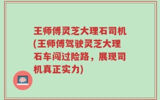 王师傅灵芝大理石司机(王师傅驾驶灵芝大理石车闯过险路，展现司机真正实力)