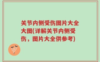 关节内侧受伤图片大全大图(详解关节内侧受伤，图片大全供参考)