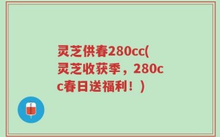 灵芝供春280cc(灵芝收获季，280cc春日送福利！)