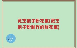 灵芝孢子粉花束(灵芝孢子粉制作的鲜花束)