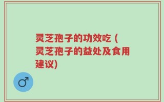 灵芝孢子的功效吃 (灵芝孢子的益处及食用建议)