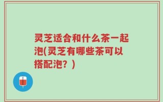 灵芝适合和什么茶一起泡(灵芝有哪些茶可以搭配泡？)