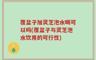 覆盆子加灵芝泡水喝可以吗(覆盆子与灵芝泡水饮用的可行性)