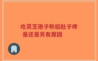 吃灵芝孢子粉后肚子疼 是还是另有原因