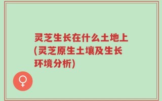 灵芝生长在什么土地上(灵芝原生土壤及生长环境分析)