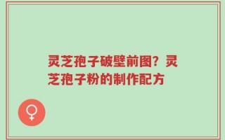 灵芝孢子破壁前图？灵芝孢子粉的制作配方