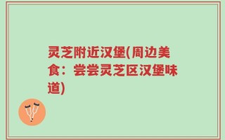 灵芝附近汉堡(周边美食：尝尝灵芝区汉堡味道)