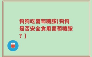 狗狗吃葡萄糖胺(狗狗是否安全食用葡萄糖胺？)