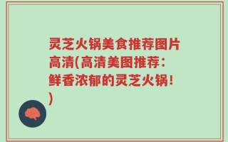 灵芝火锅美食推荐图片高清(高清美图推荐：鲜香浓郁的灵芝火锅！)
