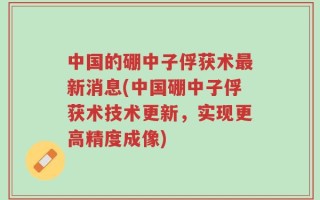 中国的硼中子俘获术最新消息(中国硼中子俘获术技术更新，实现更高精度成像)