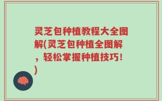 灵芝包种植教程大全图解(灵芝包种植全图解，轻松掌握种植技巧！)