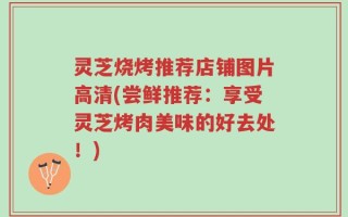 灵芝烧烤推荐店铺图片高清(尝鲜推荐：享受灵芝烤肉美味的好去处！)