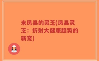来凤县的灵芝(凤县灵芝：折射大健康趋势的新宠)