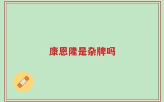 康恩隆是杂牌吗