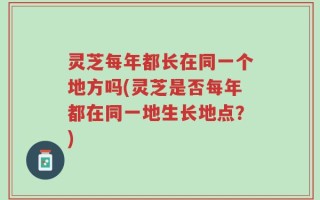 灵芝每年都长在同一个地方吗(灵芝是否每年都在同一地生长地点？)
